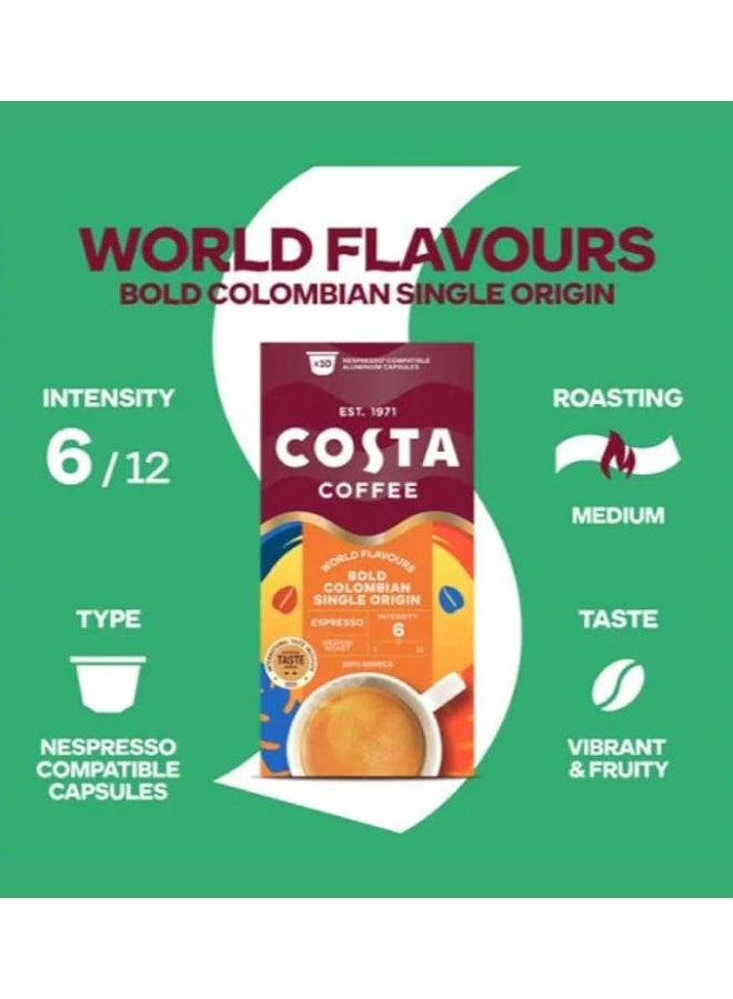 كوستا كوفي قهوة كوستا اسبريسو كولومبية محمصة - Image 5