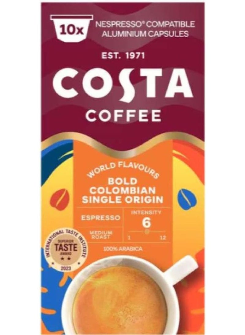 كوستا كوفي قهوة كوستا اسبريسو كولومبية محمصة - Image 1