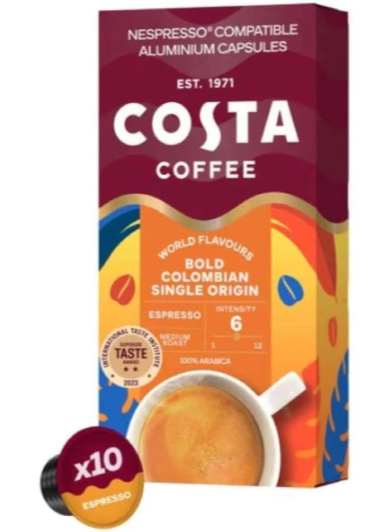 كوستا كوفي قهوة كوستا اسبريسو كولومبية محمصة - Image 2