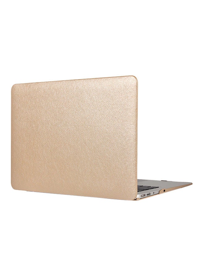 NIBEMINENT Protective Cover For Apple MacBook Retina 13.3 Inch Gold  - Image 2