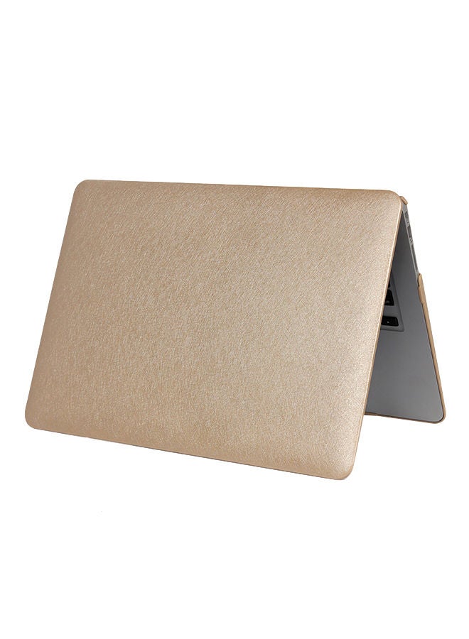 NIBEMINENT Protective Cover For Apple MacBook Retina 13.3 Inch Gold  - Image 4