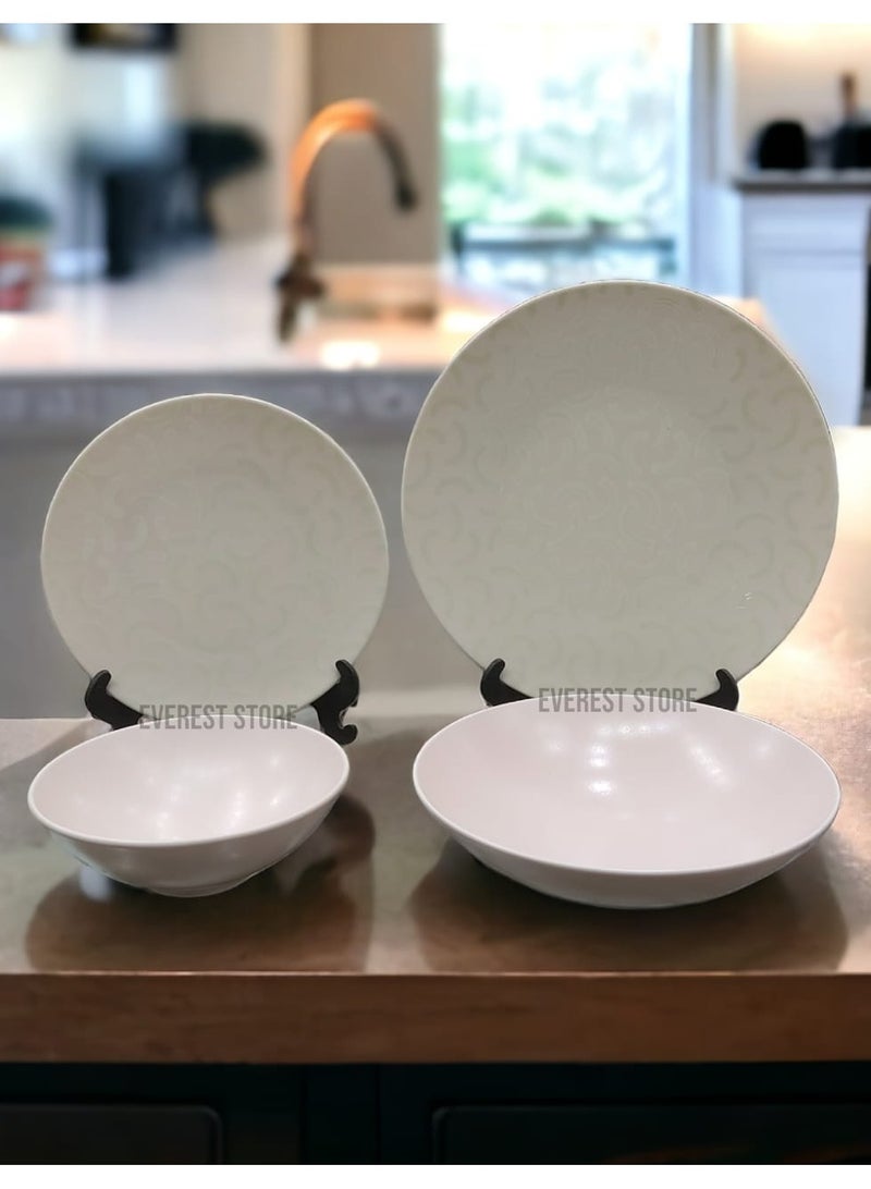 Fathy Mahmoud Porcelain dinner set 24 piece Fathy Mahmoud - LOTUS  - Image 1