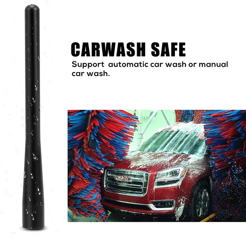 VOFONO 4.5 Inch Short Antenna for Ford F150 2009-2026, Aluminum Antenna F150 Accessories Ford F-150 Raptor Lightning 2017-2026 F250 F350 Pickup Truck Replacement Antenna - Image 4