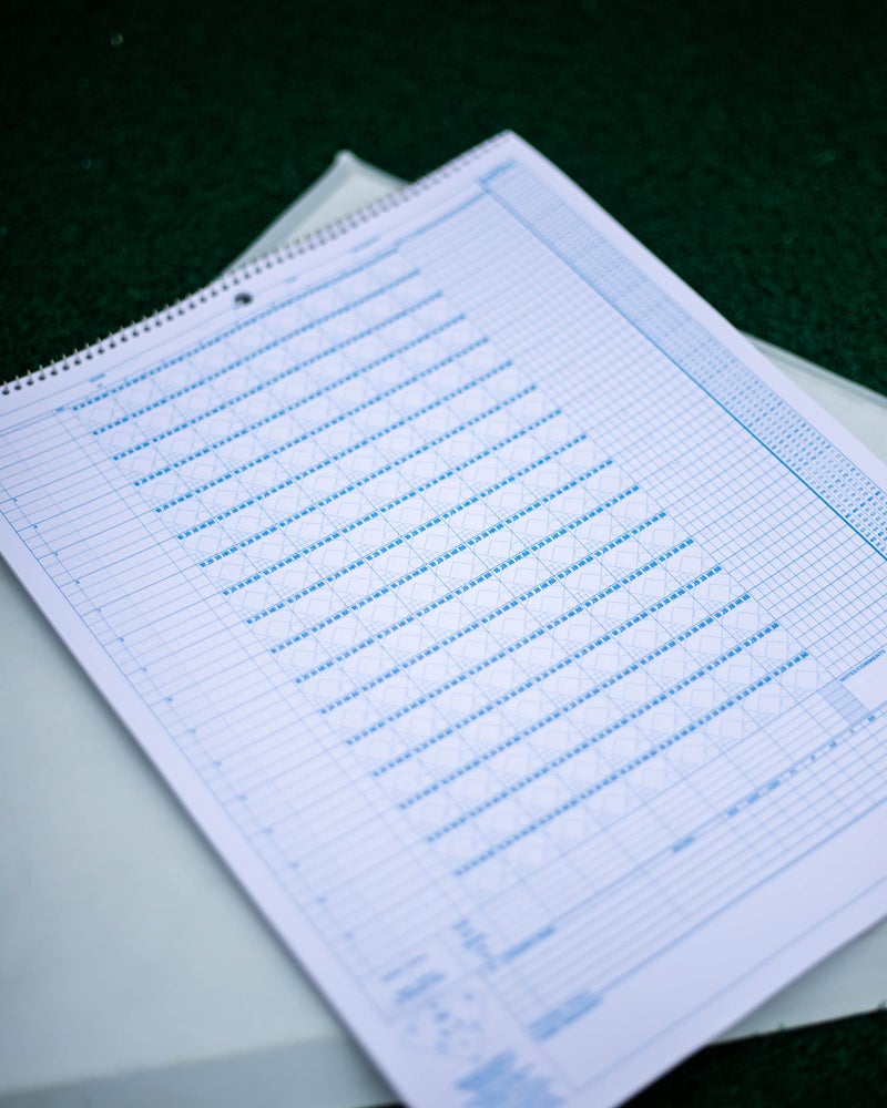 Rawlings | SYSTEM-17 Deluxe System Baseball/Softball Scorebook | Extra-Large 11"x14" - Image 3