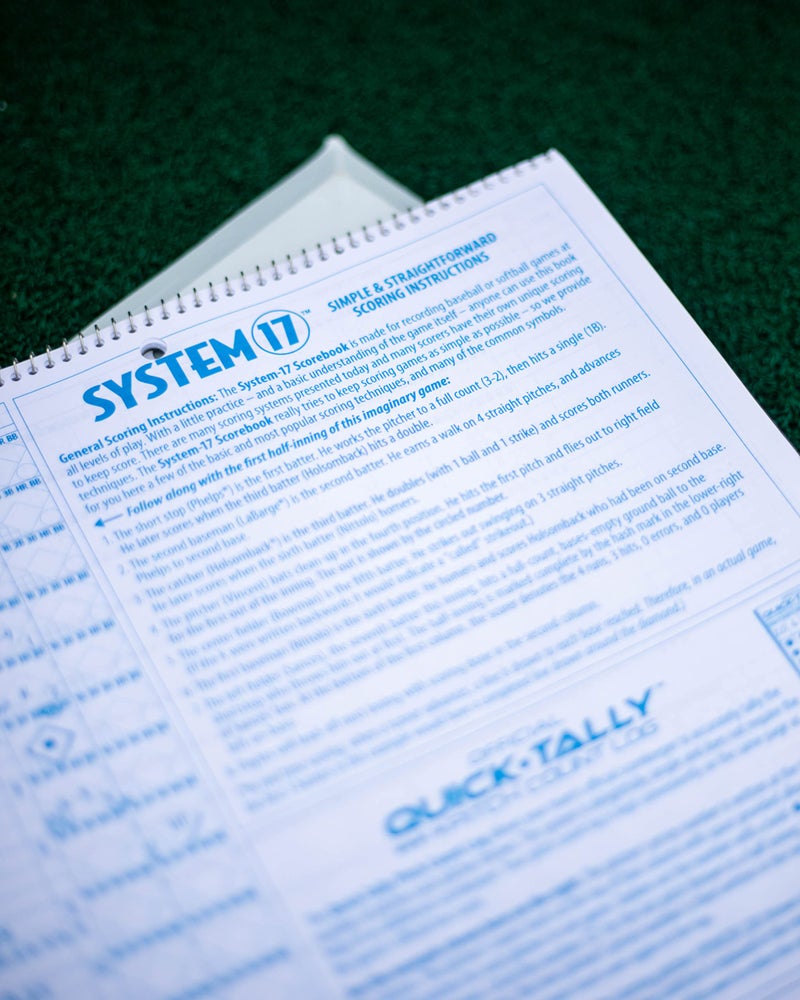 Rawlings | SYSTEM-17 Deluxe System Baseball/Softball Scorebook | Extra-Large 11"x14" - Image 5