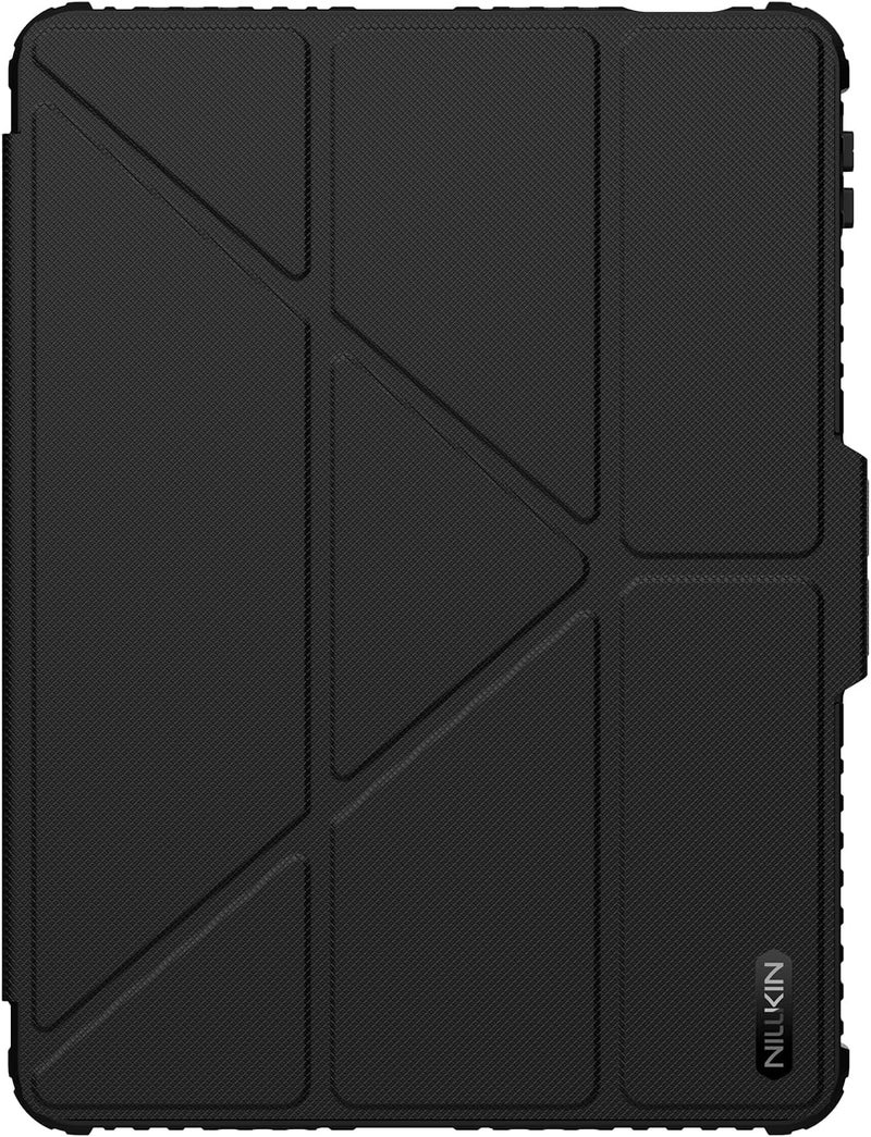 Nillkin Bumper Pro Pu Leather Case Designed For Xiaomi Pad 7/7 Pro, Pen Holder/Shockproof Cover/Multi Angle Folding Style/Rear Camera Slide Cover Black - Image 2