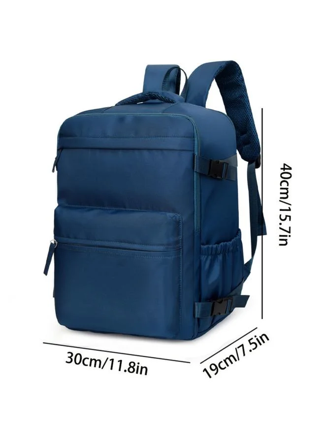 Take Two Dark Blue Backpack with Shoe Compartment