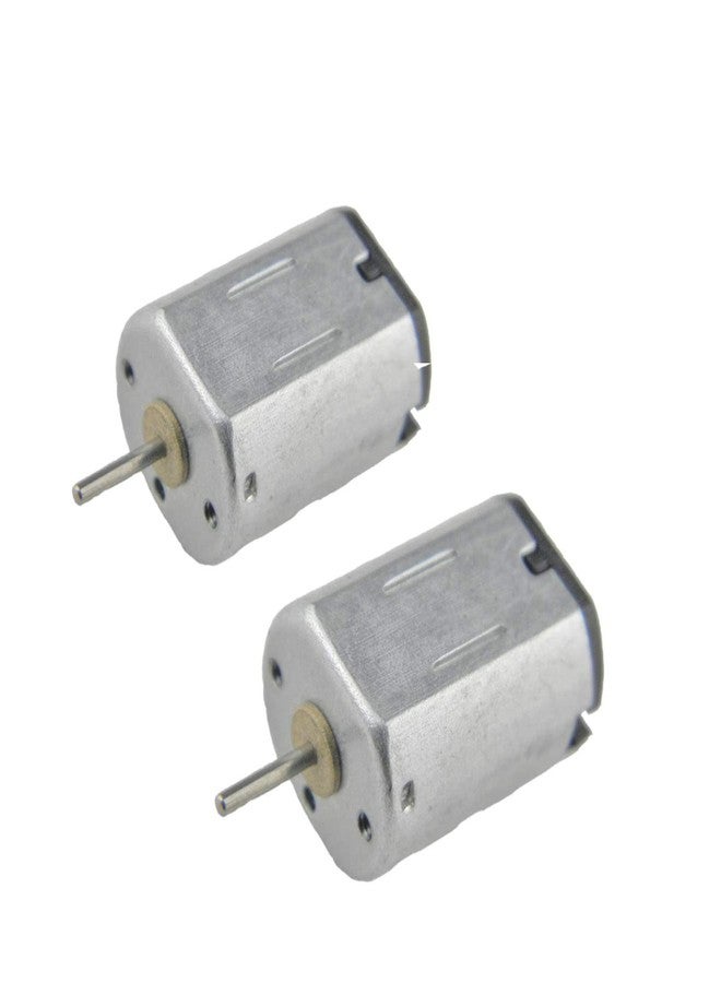 CHANCS of Small DC Motor DC 3.7V Speed 23500r/min Mini for dc Gear Motor DIY Toy Mini USB Fan Science Experiment Appliance with Shaft 2PCS - Image 1