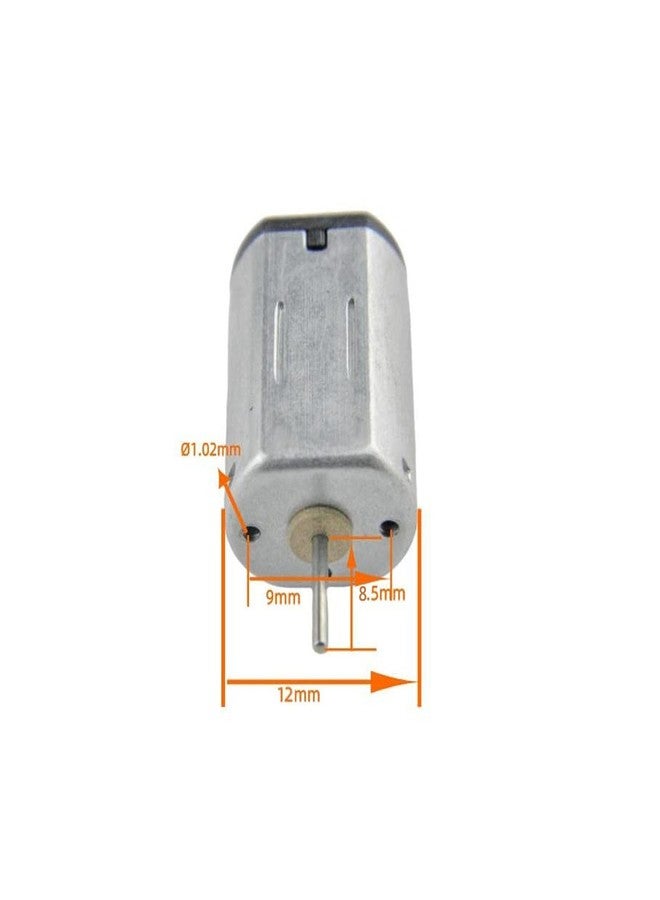 CHANCS of Small DC Motor DC 3.7V Speed 23500r/min Mini for dc Gear Motor DIY Toy Mini USB Fan Science Experiment Appliance with Shaft 2PCS - Image 3