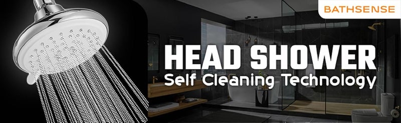 Asian Paints BATHSENSE by Asian Paints ABS 45 Inch Over Acrylonitrile Butadiene Styrene Head Shower Silver Chrome Finish 3 Years Warranty BHOH101  - Image 2