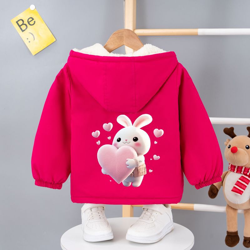 Girl'S Cotton Coat Coat Winter Style Western Style Korean Style Girl'S Thickened Cotton Short Cotton Coat Top - Image 3