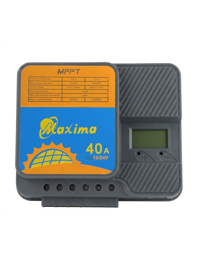 Maxima Solar Maxima MSCC MPPT 7-40/110 Solar Charge Controller 12V/24V | High Efficiency MPPT Controller | Intelligent Battery Charging for Solar Power Systems - Image 1