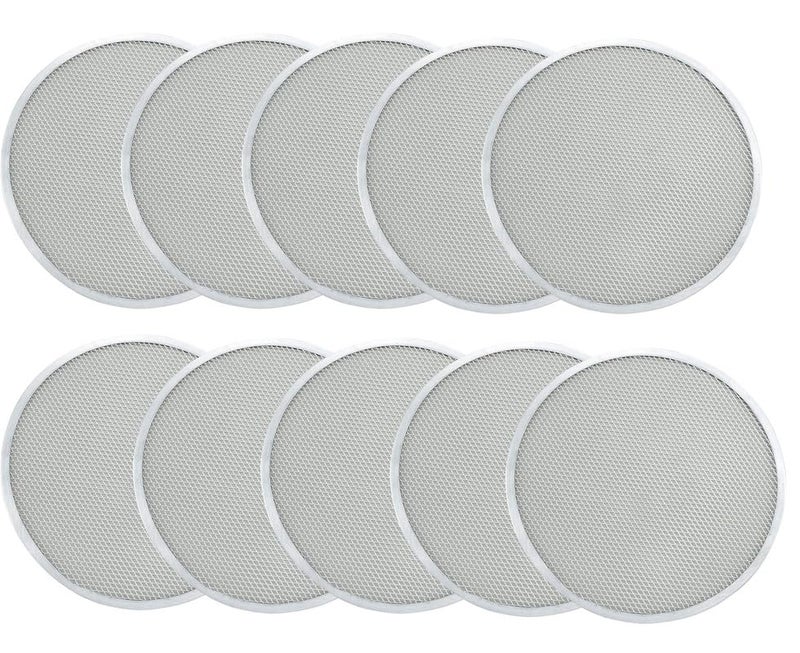 PAUL SONS PAUL SONS Hospitality Seamless Aluminum Pizza Screen Non Stick Mesh Baking Tray Kitchen Tool for Oven BBQ 8 Inch Pack of 10Pc  - Image 1