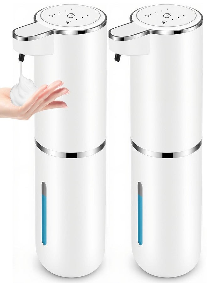 VZZNN 2 Pack Automatic Soap Dispensers,12.8oz/380ml USB Touchless Automatic Foaming Soap Dispenser,Rechargeabled Wall Mounted Smart Soap Dispenser for Bathroom Kitchen Dish Soap - Image 1