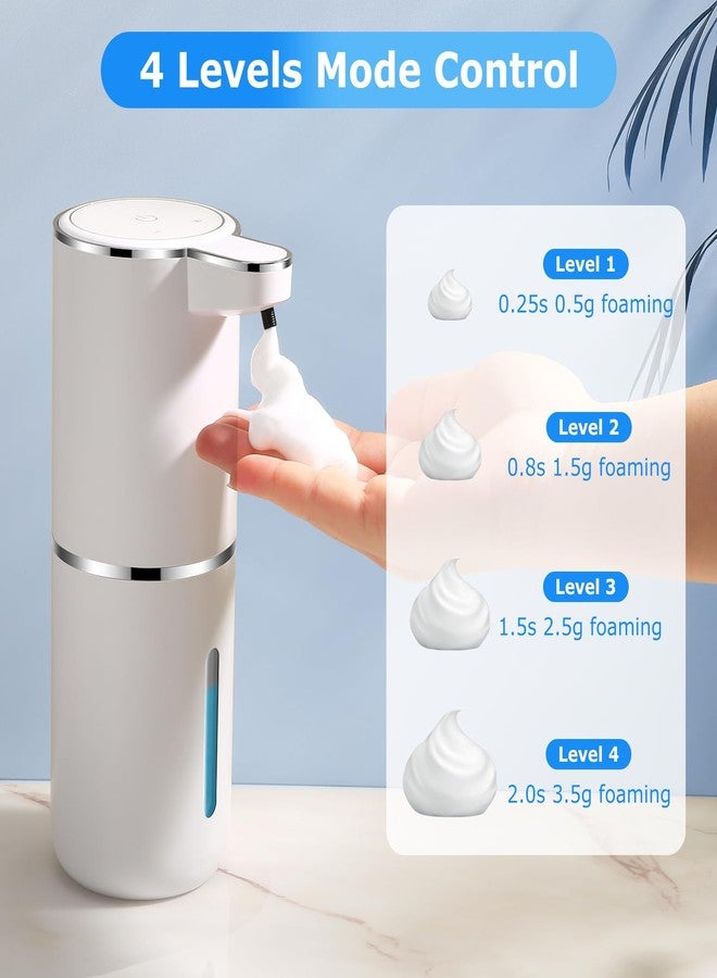 VZZNN 2 Pack Automatic Soap Dispensers,12.8oz/380ml USB Touchless Automatic Foaming Soap Dispenser,Rechargeabled Wall Mounted Smart Soap Dispenser for Bathroom Kitchen Dish Soap - Image 5