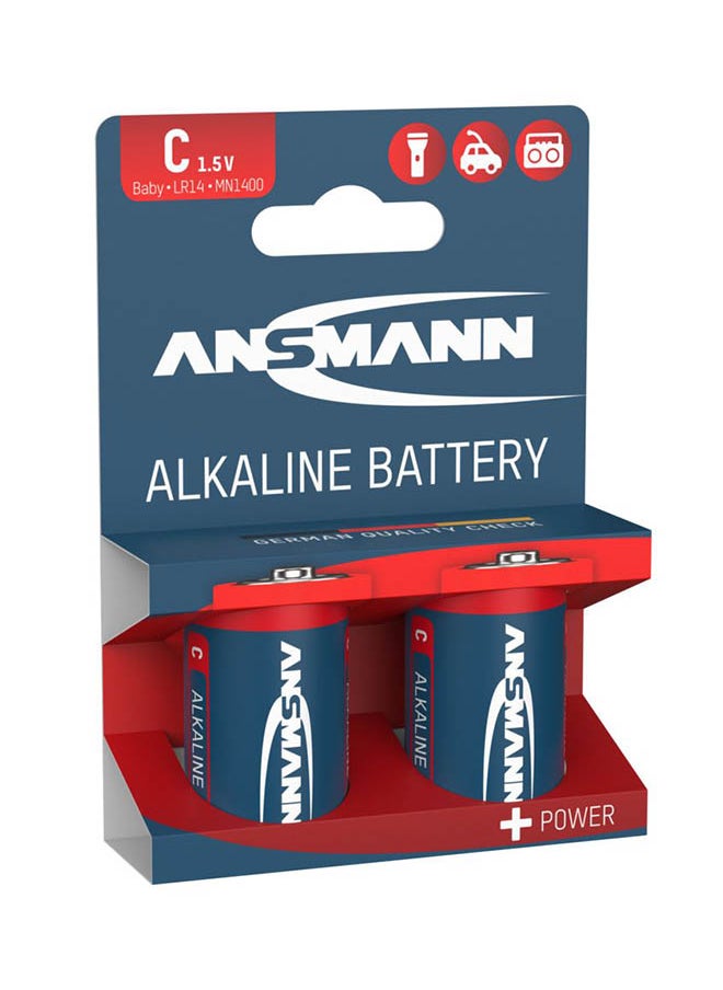 ANSMANN 1513-0000 Baby C Red Alkaline Batteries General Use Remote Wall Clock Flash Light Home Toys Office Red 5 Year Shelf Life  - Image 5