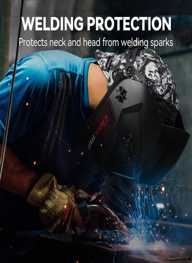 ARCCAPTAIN Reversible Welding Caps, 8 Panel Protective Welding Cap, 10 oz Fireproof Cotton Comforts for Safety and Protection While Welding to Men Women, 7 1/4 - Image 2
