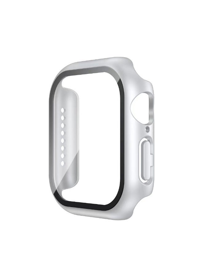 Protective Case Compatible with Apple Watch SE 3/SE 2/SE 44mm Case with Tempered Film Screen Protector for iWatch Series 6/5/4 44mm Full Protective Hard PC Bumper Touch Sensitive HD Screen Cover - Image 1