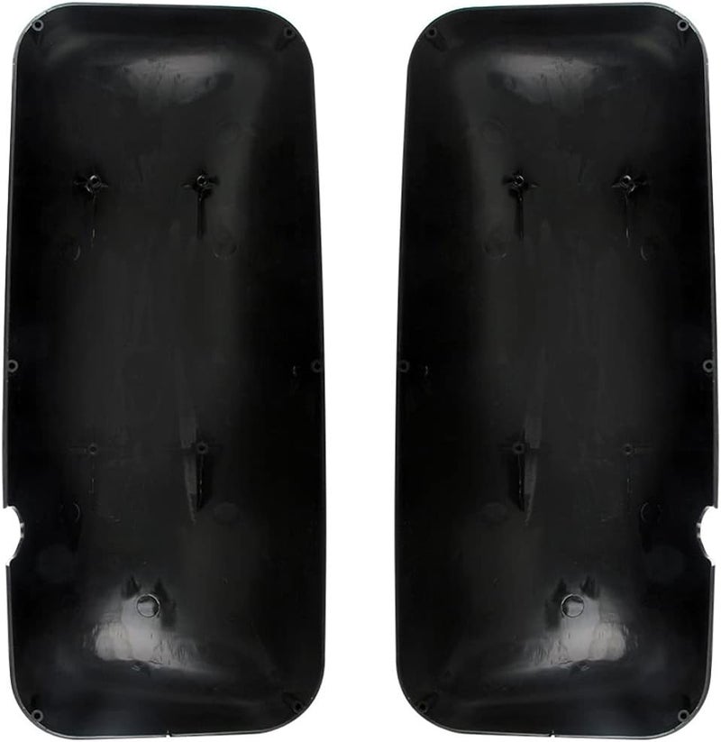 High Soar Black Door Mirror Covers for Kenworth T660 T600 2008-2017 - Pair - Image 3