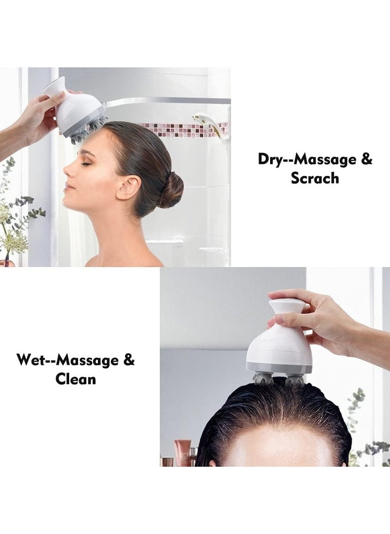 Generic Cordless Electric Scalp Massager - Dual Direction, 2 Massage Speeds, 1200mAh USB Rechargeable, Portable Waterproof Head Massager for Stress Relief - Ideal for Men & Women  - Image 1