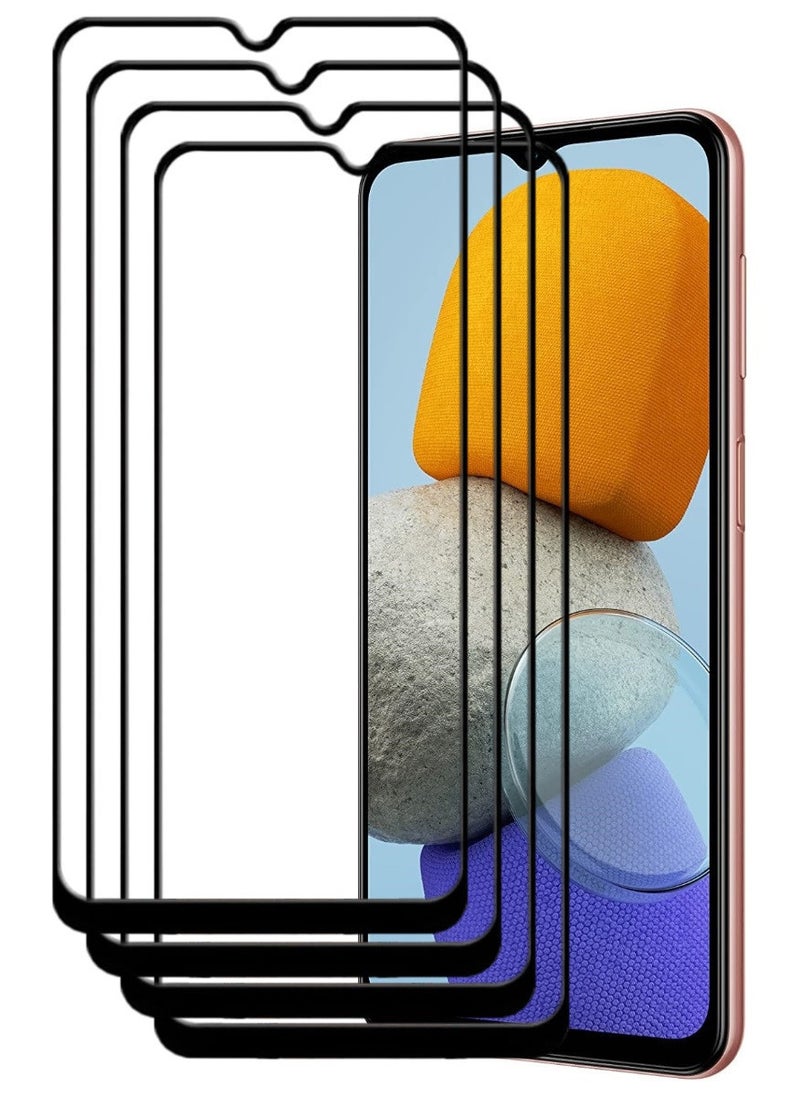 ACLIX 4 Pieces Antistatic ESD Dustproof Premium Quality High Definition Tempered Glass Screen Protector Designed For Samsung Galaxy M23 - Image 1