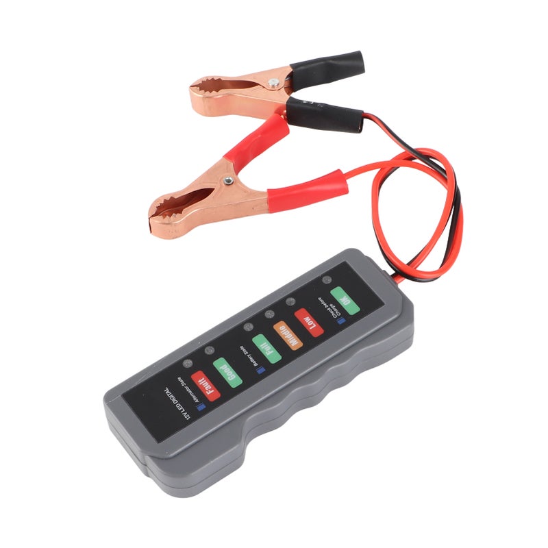 12V Car Battery Tester 6LED Lights Display Alternator State Check Automotive Diagnostic Tool - Image 3