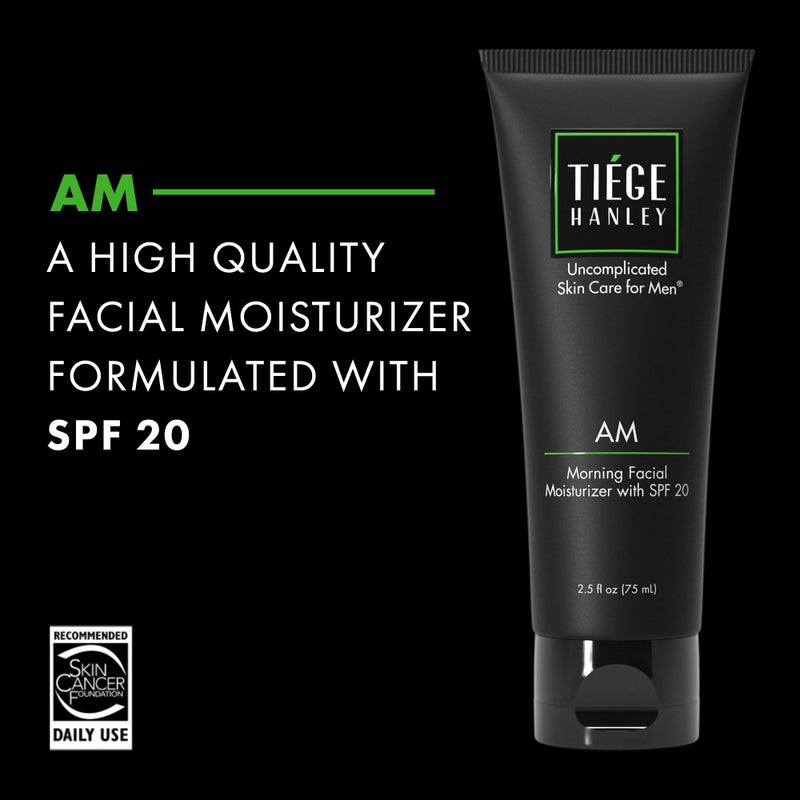 Tiege Hanley Face Moisturizer for Men, Morning Facial Moisturizer With SPF 20, Hydrating Daily Face Cream With Sunscreen, Gentle on Sensitive Skin, Menâ€™s Skin Care, 2.5 FL Oz - Image 2