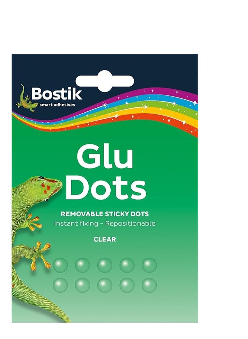بوستيك نقاط لاصقة شفافة قابلة للإزالة من Works Bostik Glu Dots - Image 1
