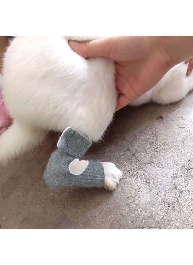 vomvomp 1 Pair Rabbit Socks for Sore Hocks Elbow Protective for Bunny Recovery and Relief Wound Pain (L)  - Image 5