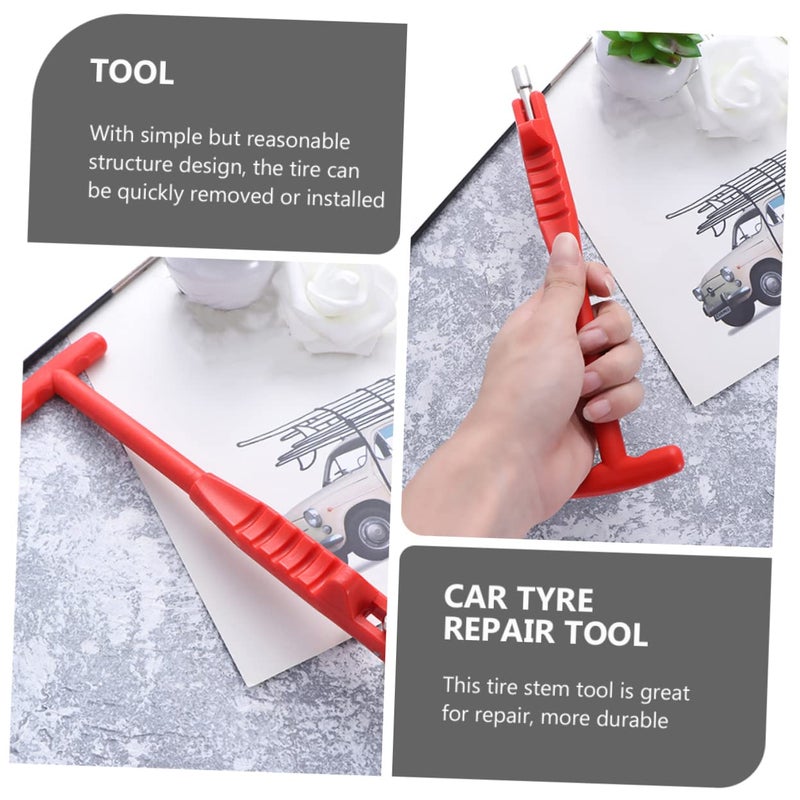 2 Piece Tire Valve Core Tool Set for Car Truck Motorcycle Repair Kit Durable Steel - Image 5