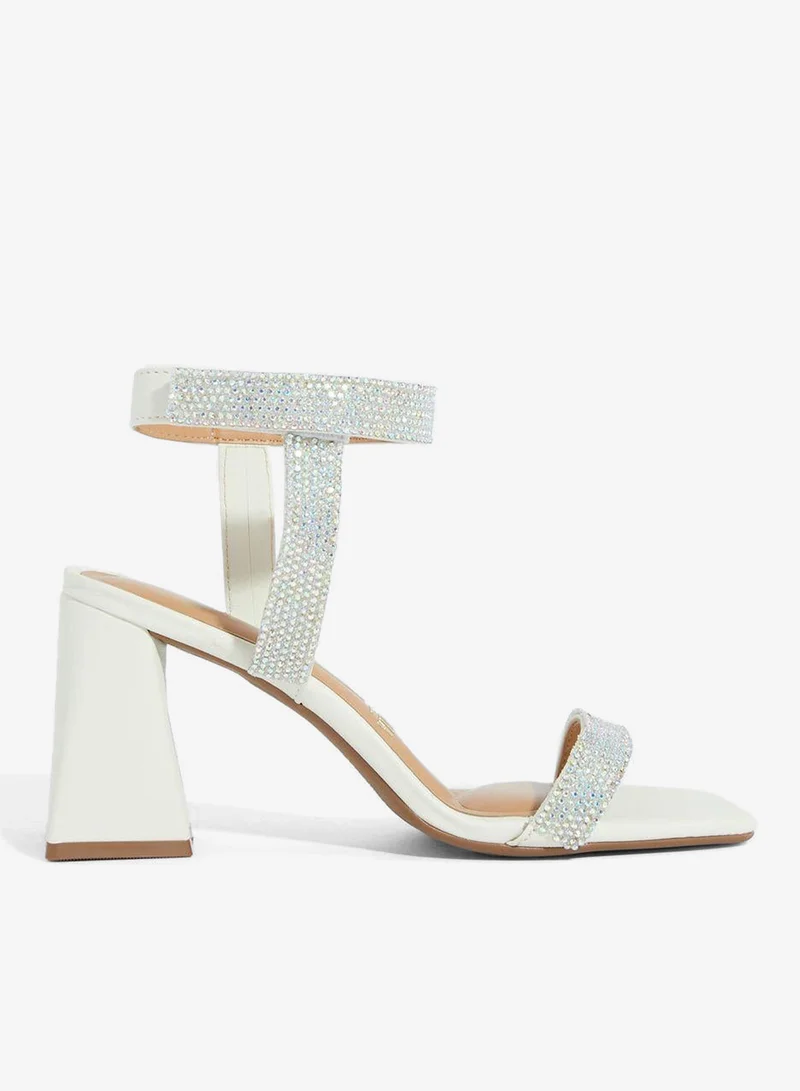 فيزانو صنادل بكعب عريض للنساء - صنادل أنيقة بكعب عالٍ للارتداء اليومي