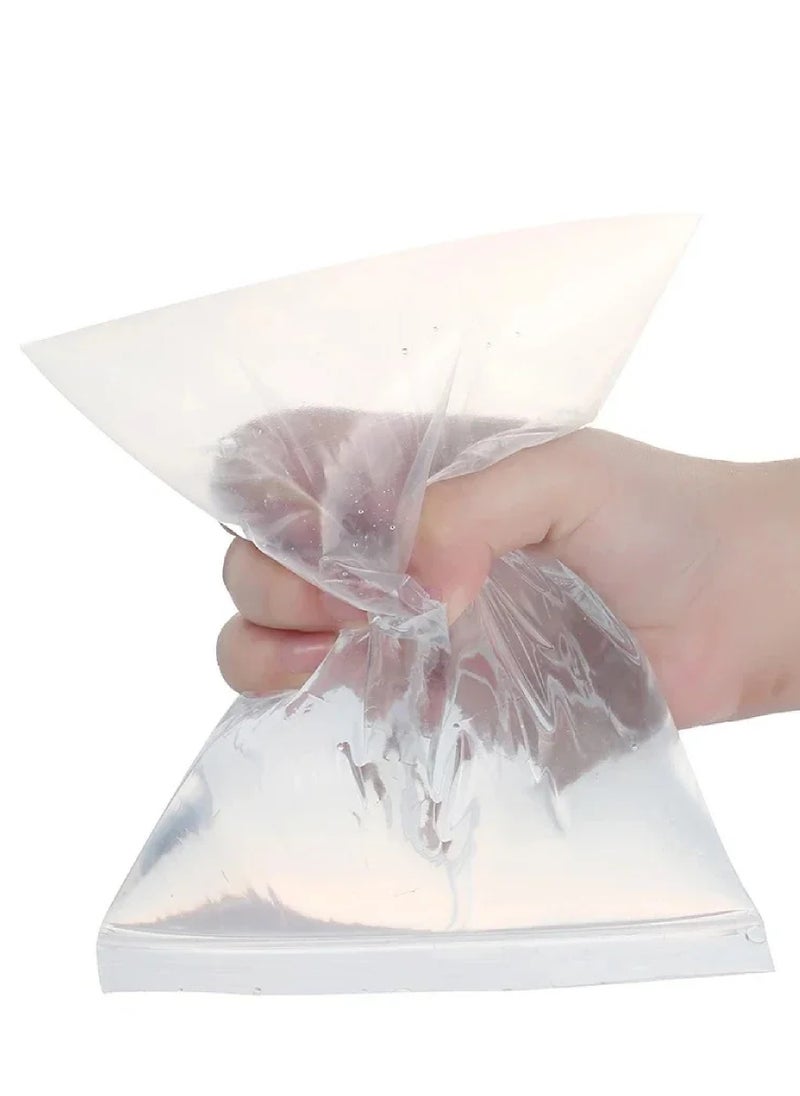 100 Pcs Transparent Plastic Clear 10x15cm Storage Ziplock Bags