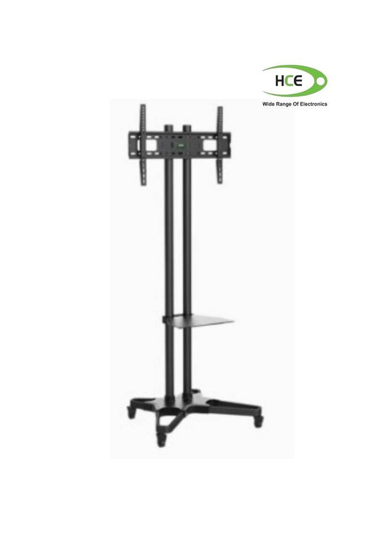 Floor Stand For 32 To 70-Inch LED TV Black