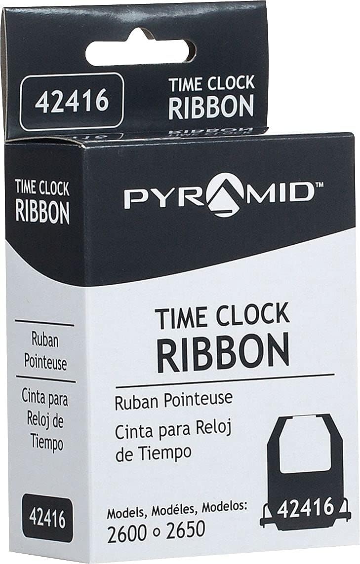 Pyramid Time Systems 42416 Genuine Replacement Ribbon for 2600 & 2650 Time Clocks - Lasts 60% Longer - Image 2