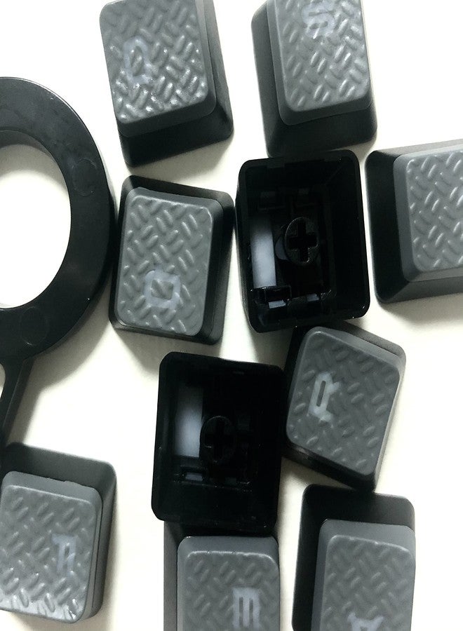 LZYDD 10 مفاتيح كيب كاب لكيبورد كورسير K70 K95 K65 K70 MK.2 K90 / كورسير K100 RGB كيبورد ميكانيكي للألعاب وأجهزة كيبورد ميكانيكية أخرى مع مفاتيح MX (رمادي) - Image 2