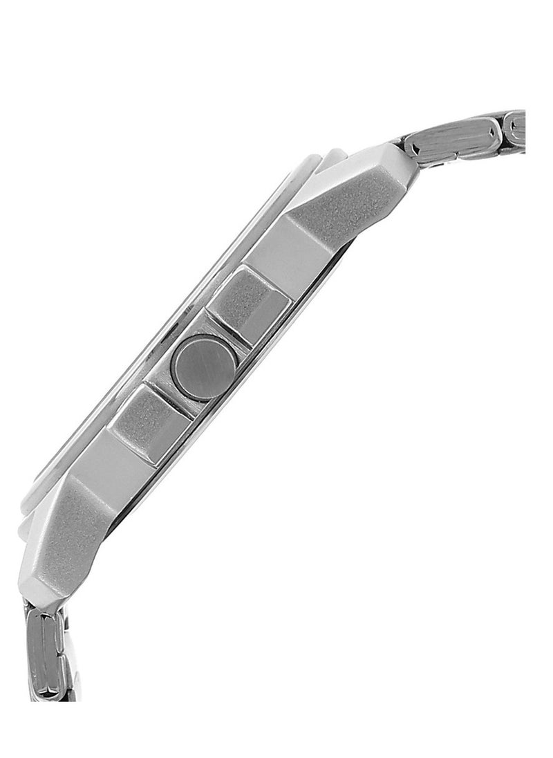 fastrack Fastrack Quartz Analog White Dial Stainless Steel Strap Watch for Guys  - Image 3