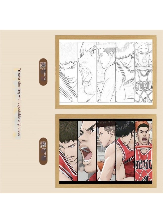 آنا 8 بوصة لاسلكية تعمل باللمس الرسم الملون - Image 1