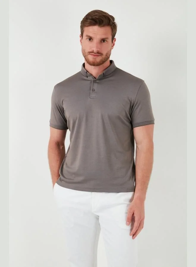 Buratti  Buratti Cotton Slim Fit Polo Collar T Shirt Men's Polo Collar T-Shirt 646R1000 for Men | Best Price UAE