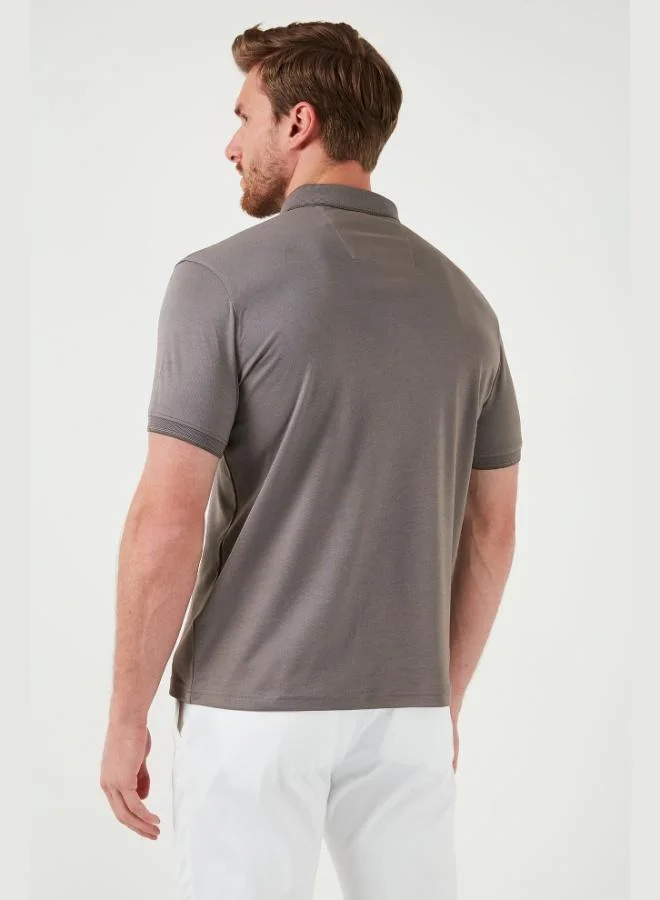 Buratti  Buratti Cotton Slim Fit Polo Collar T Shirt Men's Polo Collar T-Shirt 646R1000 for Men | Best Price UAE