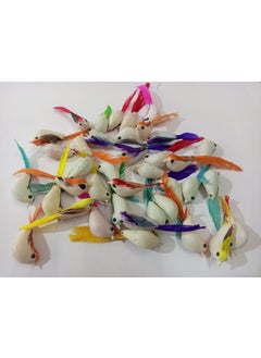 Sbhavantu 15 Pcs Artificial Mini Colorful Birds for Decoration Art and Crafts School Project Works