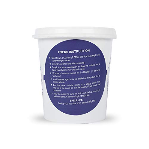 CHEMZEST SILOCZEST LSR225 Liquid Silicone Rubber for Artificial Stone, Wood Mold Making Applications (LSR 225 Slow-1 KG) - Image 5