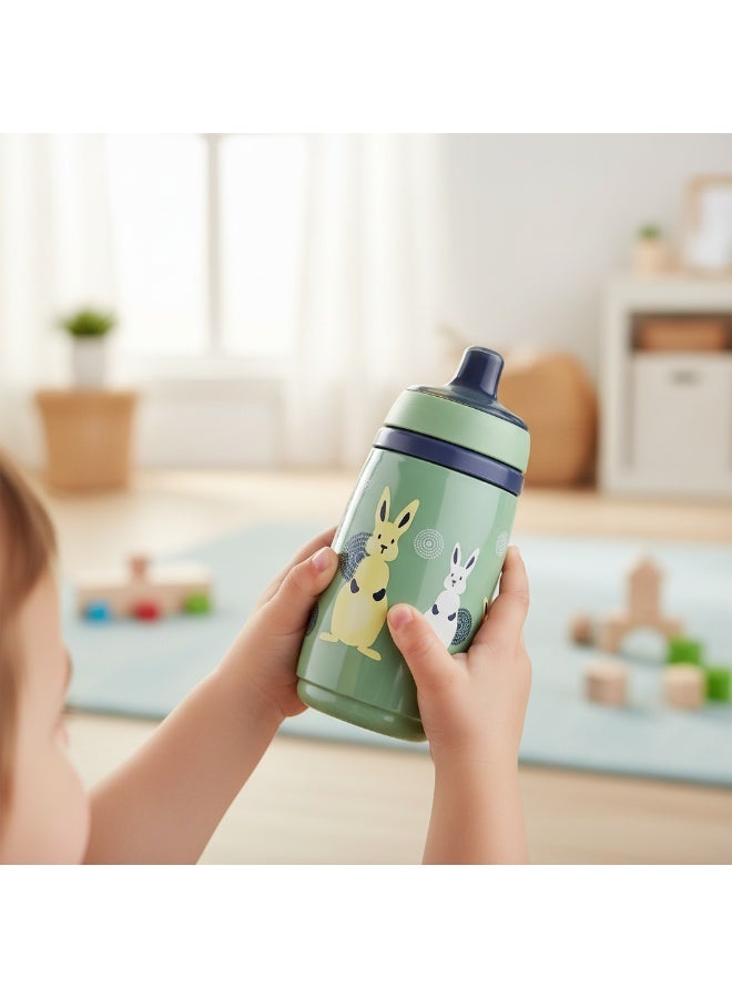 Tomme Tippee Tommee Tippee Superstar Insulated Sportee Bottle 266ml – Leak-Proof, BPA-Free, for Babies 12m+, Green - Image 5