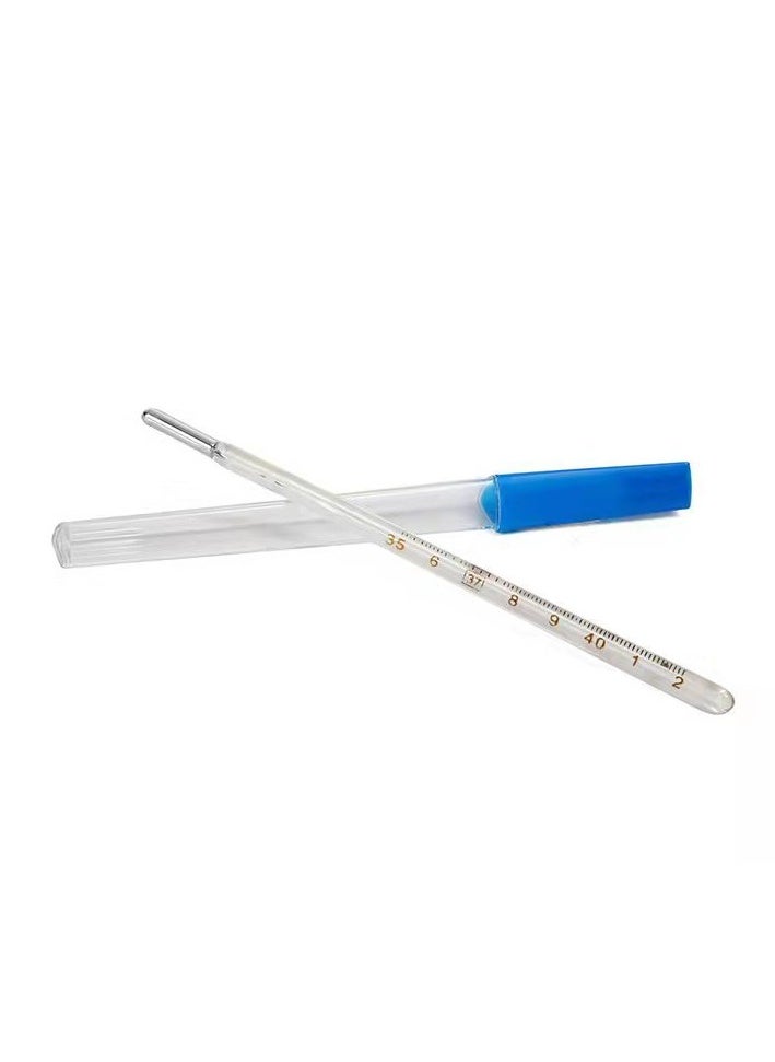 Glass Thermometer Triangular Mercury Thermometer Clear Scale for Armpit Oral Use