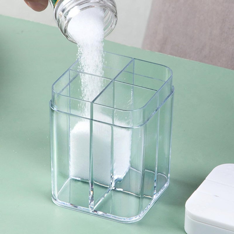 Reusable Spice Container Set With Non Slip Lids 2 Pcs Kitchen Organizer - Image 5