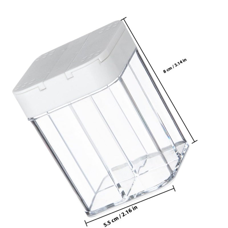 Reusable Spice Container Set With Non Slip Lids 2 Pcs Kitchen Organizer - Image 3