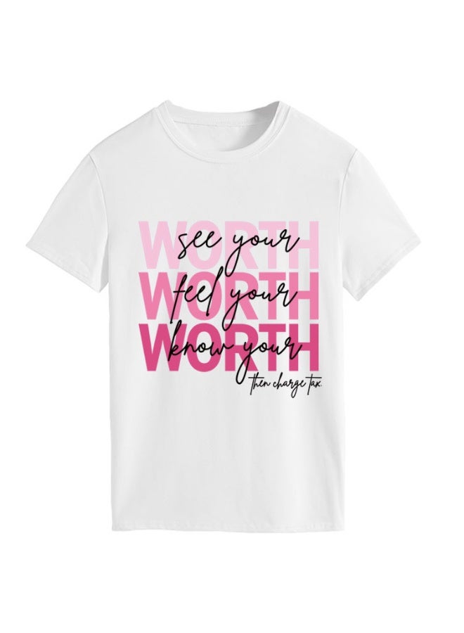 Women's Graphic T Shirts Casual Funny Printed Short Sleeve Undershirts Crewneck Summer Shirts for Women - Image 1