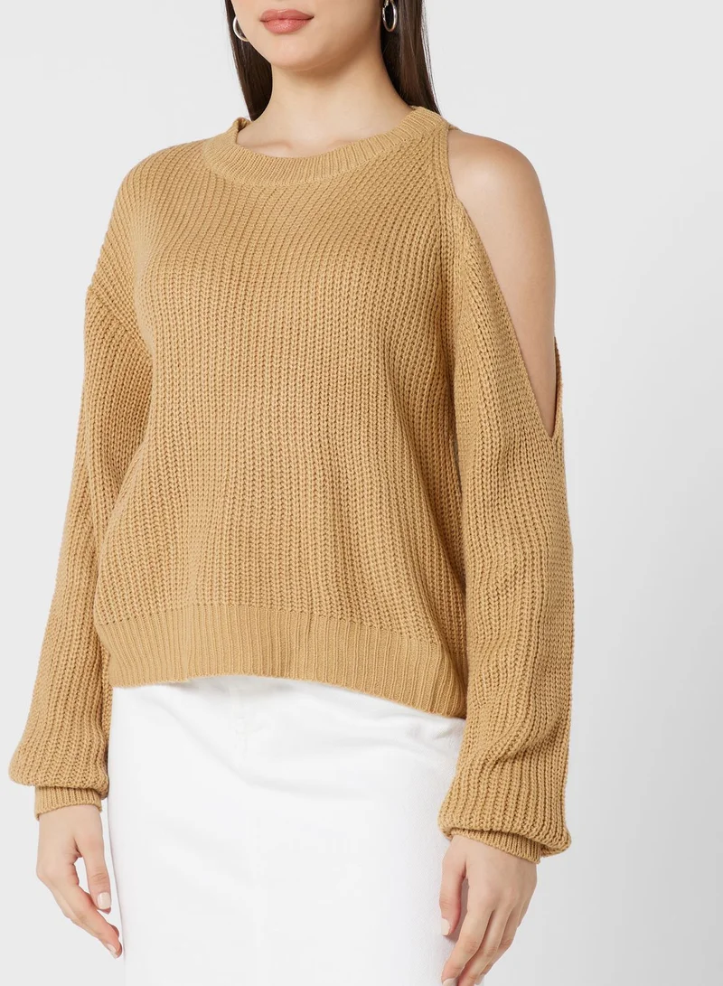 ELLA Cold Shoulder Sweater