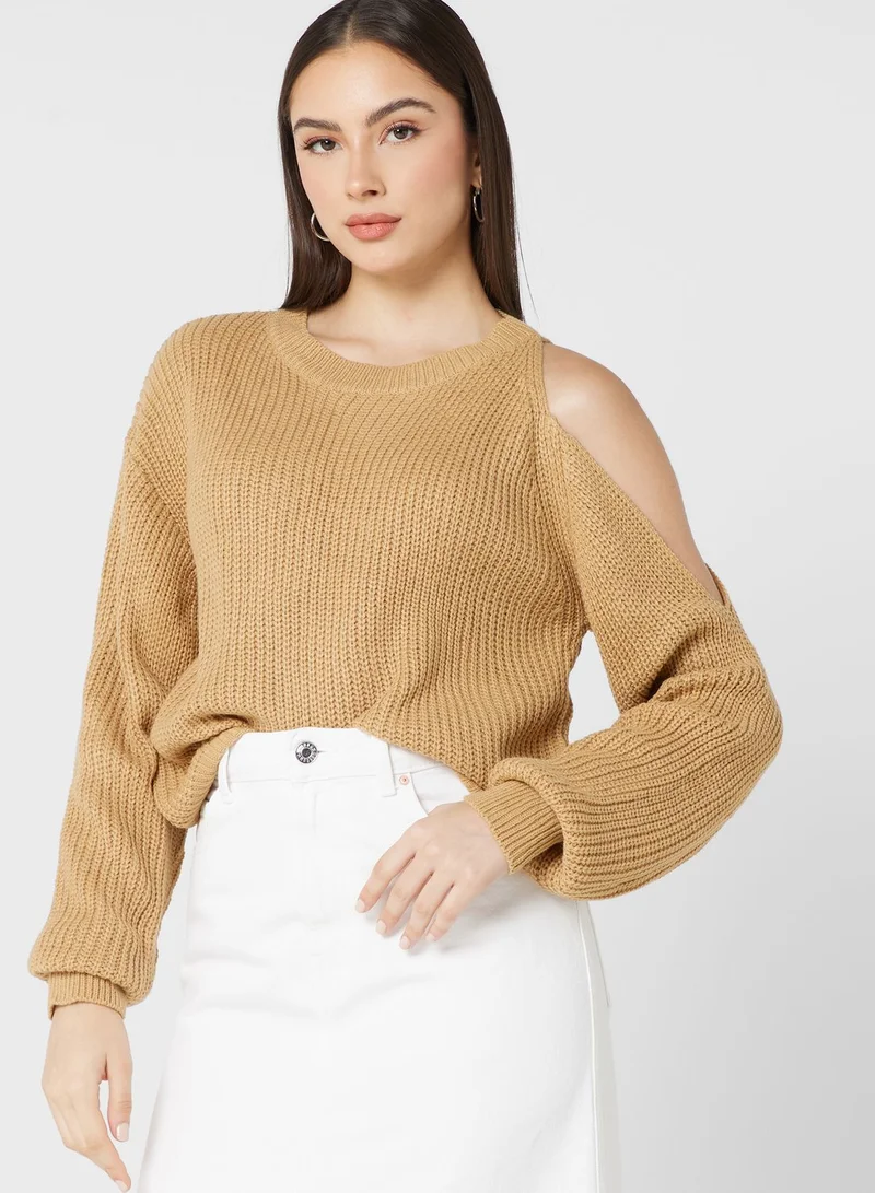 ELLA Cold Shoulder Sweater
