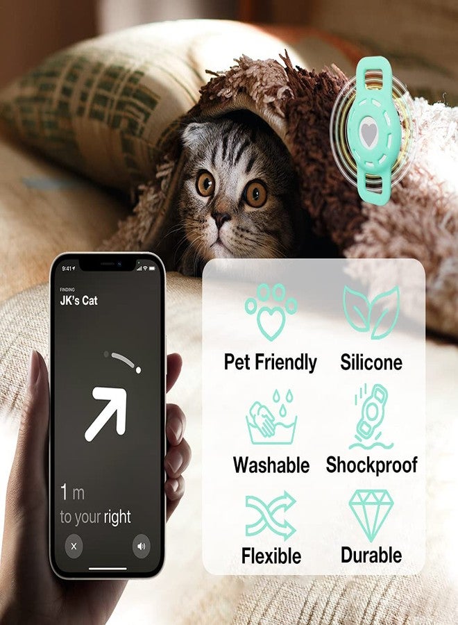 حامل طوق قطط من WHALEZON لجهاز Airtag، وحافظة حزام للقطط والكلاب الصغيرة لجهاز Airtag - Image 5