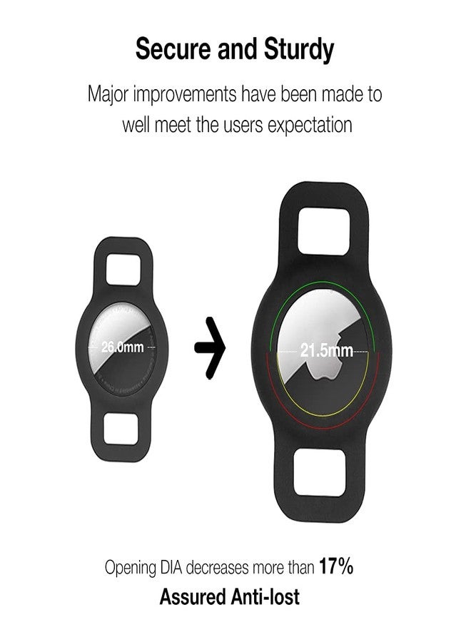 حامل طوق قطط من WHALEZON لجهاز Airtag، وحافظة حزام للقطط والكلاب الصغيرة لجهاز Airtag - Image 3